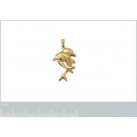 Pendentif Dauphin Plaqué Or