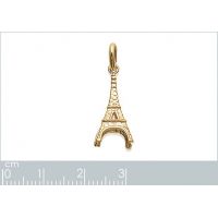 Pendentif Tour Eiffel Plaqué Or