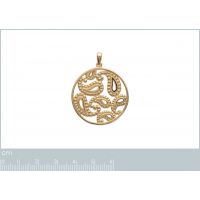 Pendentif Ajouré Plaqué Or