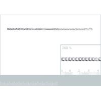 Gourmette identité Maille Gourmette Ultra plate Argent 925/1000