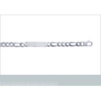 Gourmette identité Maille Figaro Argent 925/1000