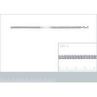 Gourmette Identité Argent 925/1000