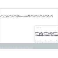 Gourmette identité Maille Figaro Argent 925/1000