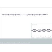 Gourmette Identité Grain De Café Argent 925/1000