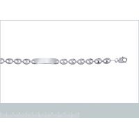 Gourmette Identité Grain De Café Argent 925/1000