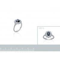 Bague Entourage Oz Argent 925/1000 Rhodié