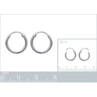 Boucles d'oreilles Créoles 12 mm Argent 925/1000