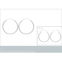 Boucles d'oreilles Créoles 50 mm Argent 925/1000