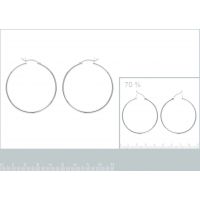 Boucles d'oreilles Créoles 40 mm Argent 925/1000