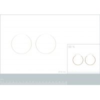 Boucles d'oreilles Créoles 60 mm Plaqué Or