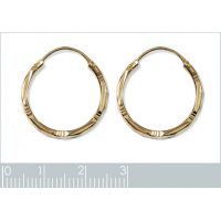 Boucles d'oreilles Créoles Plaqué Or