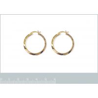 Boucles d'oreilles Créoles Plaqué Or
