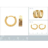 Boucles d'oreilles Créoles Plaqué Or