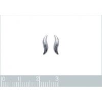 Boucles d'oreilles Virgules Argent 925/1000