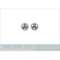 Boucles d'oreilles Triskel Argent 925/1000
