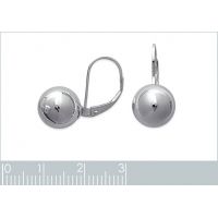 Boucles d'oreilles Dormeuse Boules Argent 925/1000