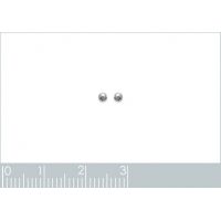 Boucles d'oreilles Boutons Boules Argent 925/1000