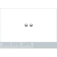Boucles d'oreilles Boutons Boules Argent 925/1000