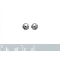 Boucles d'oreilles Boutons Boules Argent 925/1000