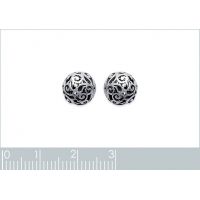 Boucles d'oreilles Boules Argent 925/1000