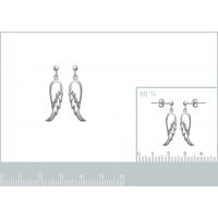 Boucles d'oreilles Feuilles Pendantes Argent 925/1000