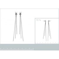 Boucles d'oreilles Panpilles Pendantes Argent 925/1000