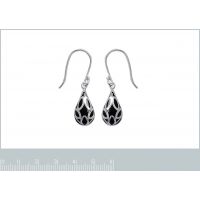 Boucles d'oreilles Resine Argent 925/1000