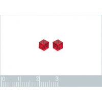 Boucles d'oreilles Boutons CRISTAL Argent 925/1000
