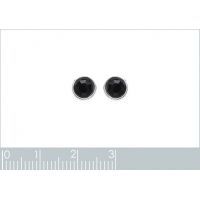 Boucles d'oreilles Boutons CRISTAL Argent 925/1000