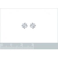 Boucles d'oreilles OZ Boutons Argent 925/1000 Rhodié