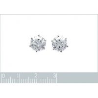 Boucles d'oreilles Oxyde Argent 925/1000 Rhodié
