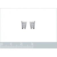 Boucles d'oreilles Oxyde Argent 925/1000 Rhodié