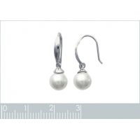 Boucles d'oreilles Pendantes Imitation Perle Argent 925/1000
