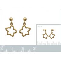 Boucles d'oreilles Etoiles Plaqué Or