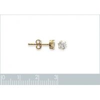 Boucles d'oreilles Puces Boutons Oxyde 5mm Plaqué Or
