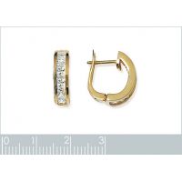 Boucles d'oreilles Pavées OZ Plaqué Or