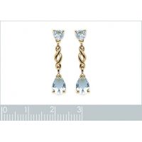 Boucles d'oreilles Pendantes PS Plaqué Or