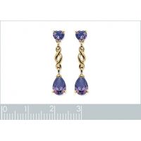Boucles d'oreilles Pendantes PS Plaqué Or
