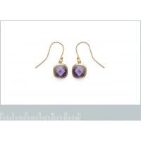 Boucles d'oreilles Pendantes Acide PS Plaqué Or