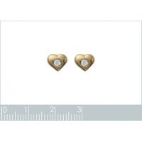 Boucles d'oreilles CRISTAL Plaqué Or