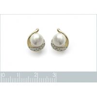 Boucles d'oreilles Chic OZ / P.I Plaqué Or Rhodié