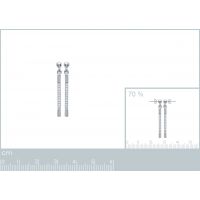 Boucles d'oreilles Oxyde Argent 925/1000 Rhodié