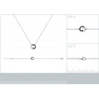 Bracelet PS Argent 925/1000 Rhodié